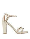 Valentino Garavani Woman Sandals Ivory Size 11.5 Leather In White