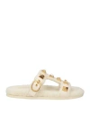 Valentino 10mm Roman Stud Leather Slide Sandals In White