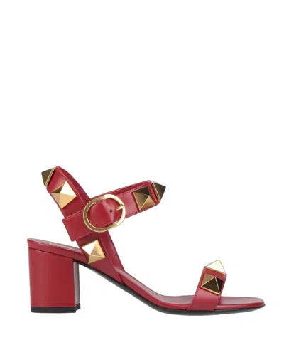 Valentino Garavani Sandals In Red