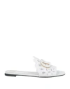 Valentino Garavani Woman Sandals White Size 7 Leather