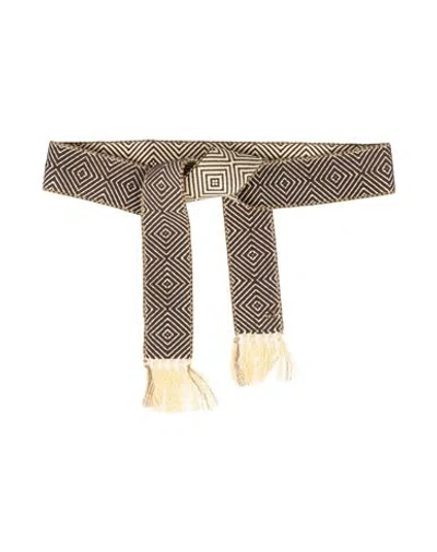 Valentino Garavani Woman Scarf Brown Size - Cotton, Polyester