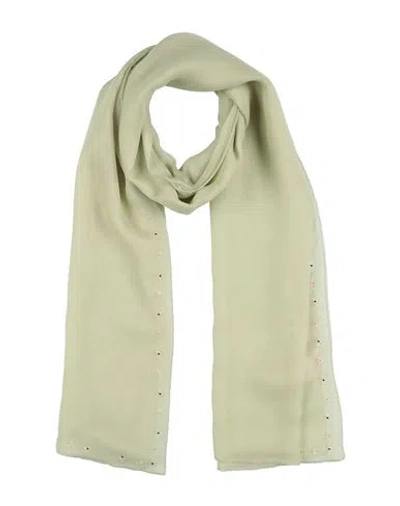 Valentino Garavani Woman Scarf Light Green Size - Silk