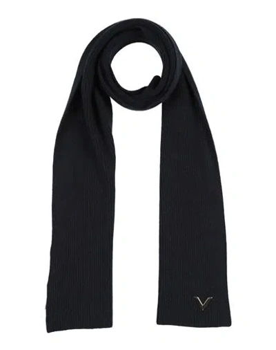 Valentino Garavani Woman Scarf Midnight Blue Size - Cashmere