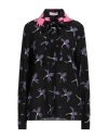 Valentino Garavani Woman Shirt Black Size 14 Silk, Virgin Wool, Polyester In Black