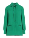 Valentino Garavani Woman Shirt Emerald Green Size 6 Silk In Green