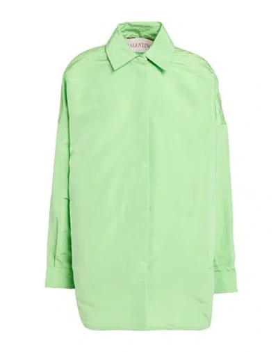 Valentino Garavani Woman Shirt Light Green Size 2 Silk