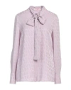 Valentino Garavani Woman Shirt Lilac Size 6 Silk