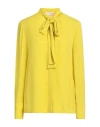 VALENTINO VALENTINO GARAVANI WOMAN SHIRT LIME GREEN SIZE 8 SILK