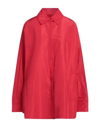 Valentino Garavani Woman Shirt Red Size 4 Silk