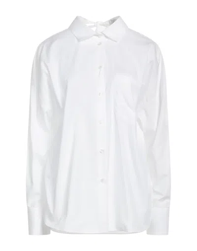 Valentino Garavani Woman Shirt White Size 14 Cotton