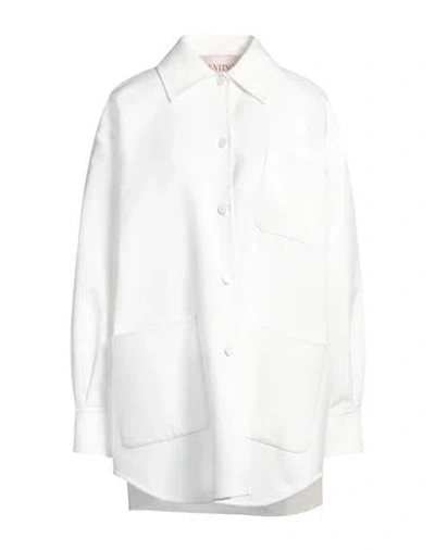 Valentino Garavani Woman Shirt White Size 4 Cotton, Polyamide