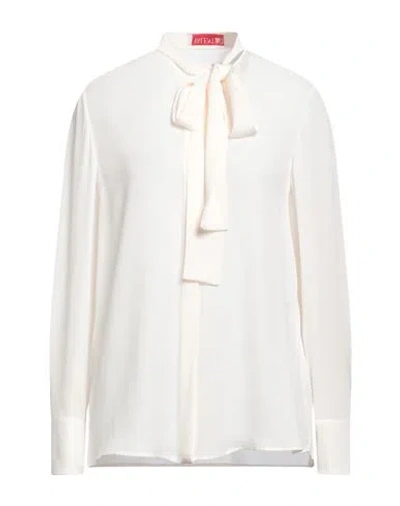 Valentino Garavani Woman Shirt White Size 4 Silk