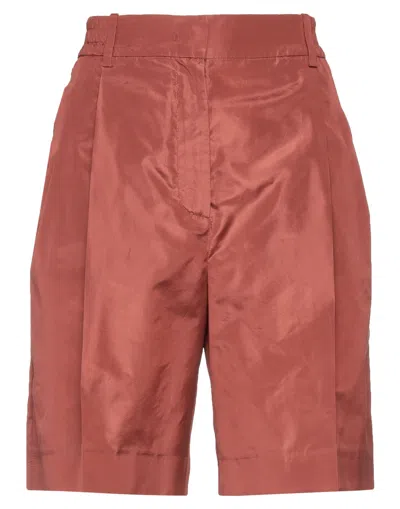 Valentino Garavani Woman Shorts & Bermuda Shorts Antique Rose Size 12 Silk In Pink
