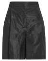 Valentino Garavani Woman Shorts & Bermuda Shorts Black Size 8 Silk