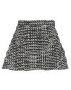 Valentino Garavani Woman Shorts & Bermuda Shorts Black Size 4 Virgin Wool, Acrylic, Polyamide, Polye In Black