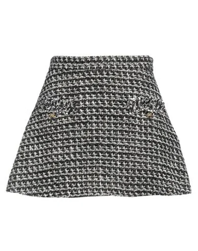 Valentino Garavani Woman Shorts & Bermuda Shorts Black Size 4 Virgin Wool, Acrylic, Polyamide, Polye