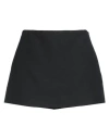 Valentino Garavani Woman Shorts & Bermuda Shorts Black Size 6 Virgin Wool, Silk