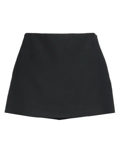 Valentino Garavani Woman Shorts & Bermuda Shorts Black Size 6 Virgin Wool, Silk