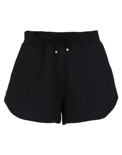 Valentino Garavani Woman Shorts & Bermuda Shorts Black Size M Cotton, Polyamide