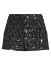 Valentino Garavani Woman Shorts & Bermuda Shorts Dark Brown Size 6 Virgin Wool, Polyester In Brown