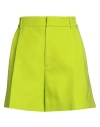 Valentino Garavani Woman Shorts & Bermuda Shorts Light Green Size 10 Wool, Silk, Elastane