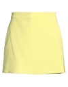 Valentino Garavani Woman Shorts & Bermuda Shorts Lime Green Size 4 Wool, Silk, Polyamide, Elastane