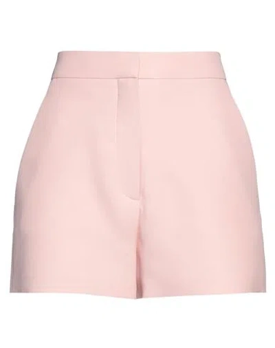 Valentino Garavani Woman Shorts & Bermuda Shorts Pink Size 8 Virgin Wool, Silk