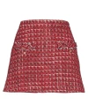 Valentino Garavani Woman Shorts & Bermuda Shorts Red Size 4 Virgin Wool, Acrylic, Polyamide, Polyest In White