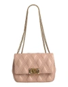 Valentino Garavani Woman Shoulder Bag Blush Size - Leather In Pink