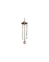 Valentino Garavani Woman Single Earring Bronze Size - Metal In Yellow