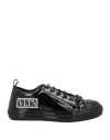 Valentino Garavani Woman Sneakers Black Size 11 Leather