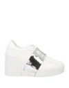 Valentino Garavani Woman Sneakers White Size 11 Leather In White