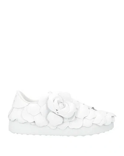 Valentino Garavani Woman Sneakers White Size 5 Leather
