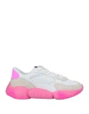 Valentino Garavani Woman Sneakers White Size 5 Textile Fibers, Leather In White