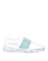 Valentino Garavani Woman Sneakers White Size 10 Textile Fibers In White
