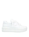 Valentino Extra Large One Stud Sneakers In White