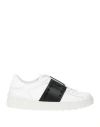 Valentino Garavani Woman Sneakers White Size 7.5 Leather In White