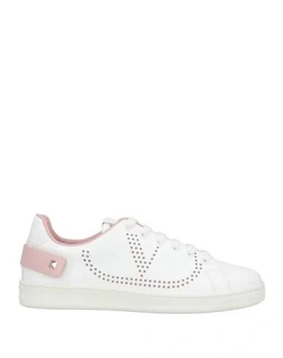 Valentino Garavani Woman Sneakers White Size 6.5 Leather