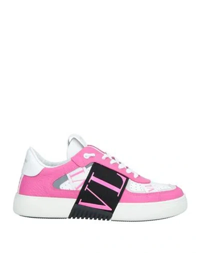 Valentino Garavani Woman Sneakers White Size 7.5 Leather In White