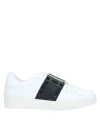 Valentino Rockstud Untitled Sneakers In White