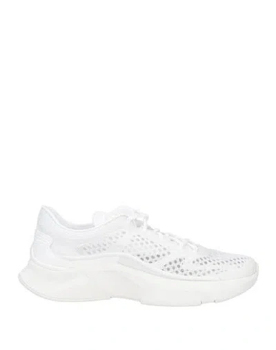 Valentino Garavani Woman Sneakers White Size 8 Textile Fibers