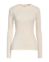 Valentino Garavani Woman Sweater Beige Size Xl Silk, Viscose In Beige