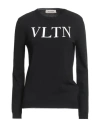Valentino Garavani Woman Sweater Black Size 6 Viscose, Polyamide
