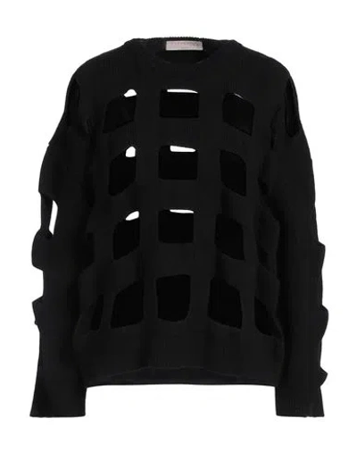Valentino Garavani Woman Sweater Black Size L Virgin Wool