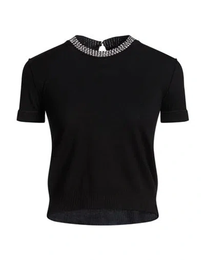 Valentino Garavani Woman Sweater Black Size S Virgin Wool