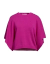 Valentino Garavani Woman Sweater Fuchsia Size S Virgin Wool, Cashmere In Pink