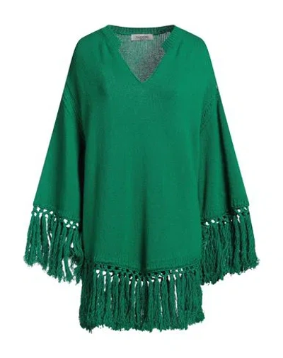 Valentino Garavani Woman Sweater Green Size S Virgin Wool