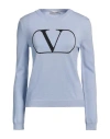 Valentino Garavani Woman Sweater Lilac Size 6 Virgin Wool In Purple