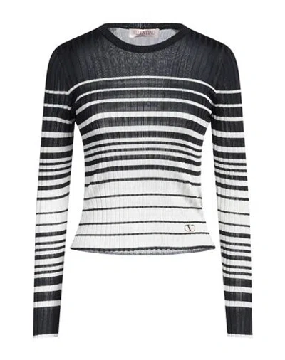 Valentino Garavani Woman Sweater Midnight Blue Size M Viscose