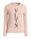Valentino Garavani Woman Sweater Pink Size 8 Cotton In Pink